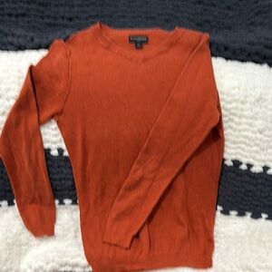 Banana Republic Men's Crewneck Sweater in Burnt Orange